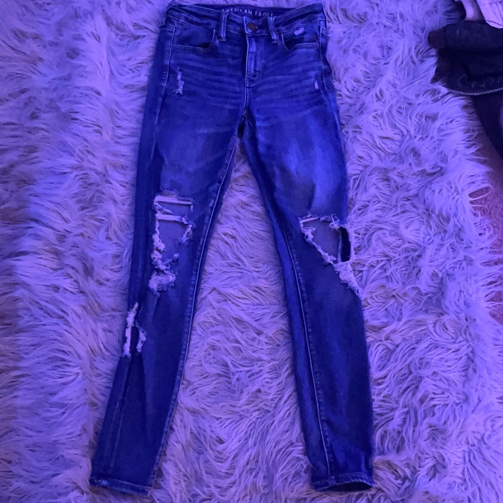 American Eagle Ripped Skinny Jeans